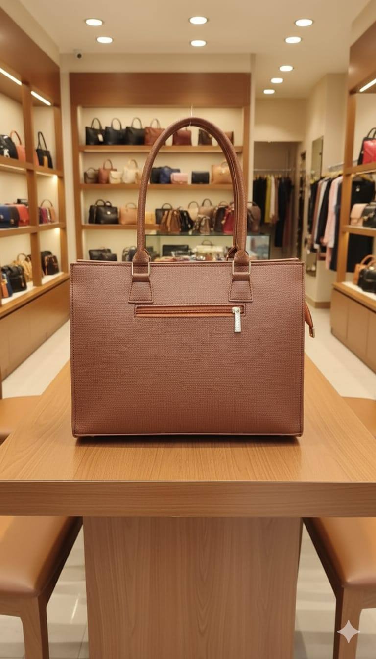 Designer Inspired Tote Bag with Gold Padlock & Crossbody Strap for Women | Rangdy